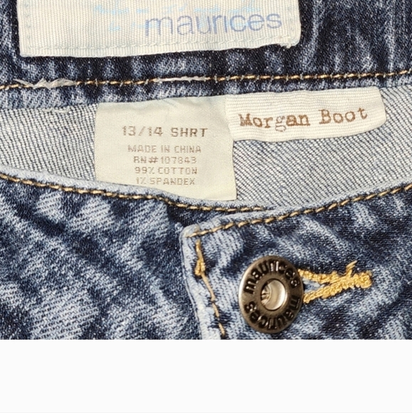 Maurices Women's Morgan Boot Jeans, Size 13/14 Short - Picture 9 of 9